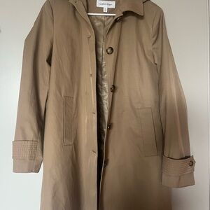 Calvin Klein Classic Beige Trench Coat